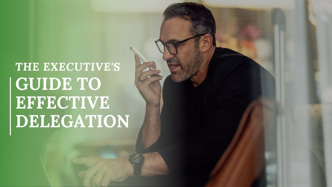 Cover graphic: The Executive's Guide to Effective Delegation